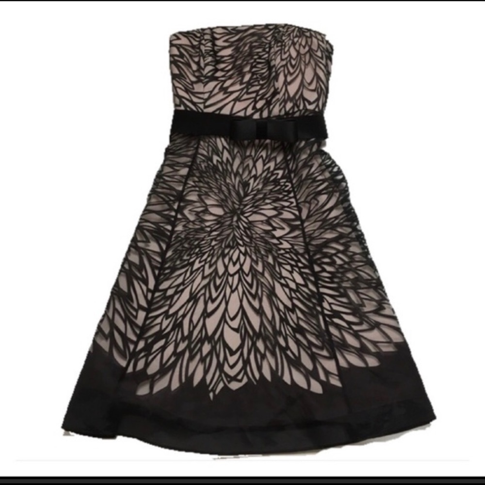 White House Black Market strapless dress size 10